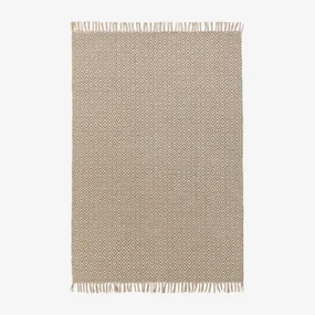Vloerkleed Van Katoen En Jute (200x120 Cm) Durat Yute - Sklum