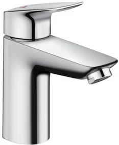 Hansgrohe Logis Coolstart wastafelkraan 100 zonder waste Chroom
