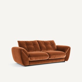 Omvormbare 3-zitsbank van fluweel Edgar