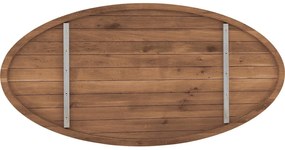 Goossens Eettafel Blade, Strak blad ovaal 260 x 120 cm 6 cm dik
