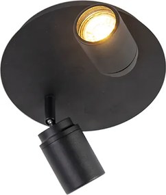 Smart Moderne spot zwart incl. GU10 2-lichts IP44 - Ducha