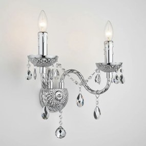 Wandlamp EBT019-2W Chrome