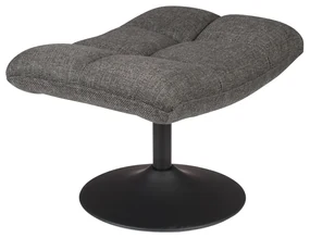 Dutchbone Bar Draaibare Hocker Stof Donkergrijs