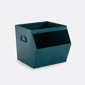 Stapelbare opbergbak in metaal, Hiba