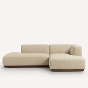 Rechtse hoekbank XL bouclé stof, Jacopo