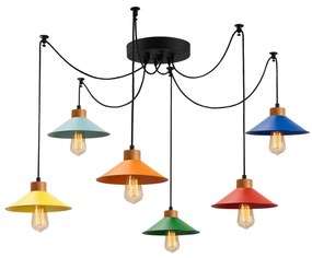 6-lichts Hanglamp Casey | Opviq