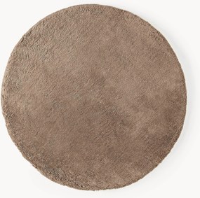 Rond hoogpolig vloerkleed Leighton