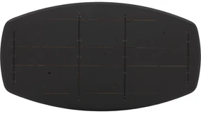 Goossens Excellent Eettafel Floyd, Semi ovaal 220 x 120 cm