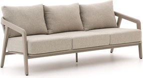 Loungebank Tuin Manifesto   | Aluminium | 3 personen | Tuinbank Old Teak Greywash | 203cm | Incl. kussens | Kees Smit Tuinmeubelen