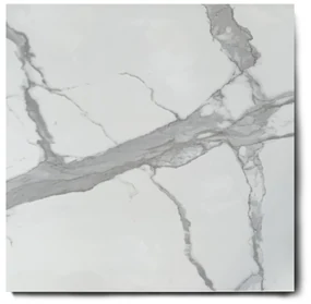 Vloertegel 120x120 Cm Cifre Statuario Marmerlook Mat Wit