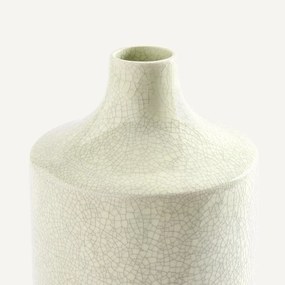 Gebarsten aardewerk vaas, hoogte 36 cm, CATANE