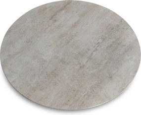 Dining Tuintafel rond 150 cm met lazy susan Zand/Beige Arancia