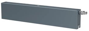 Stelrad Planar Plinth paneelradiator 20x220cm type 22 1344watt 6 aansluitingen Staal Wit glans 148022222