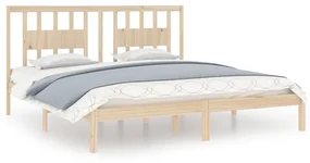 vidaXL Bedframe massief grenenhout 200x200 cm