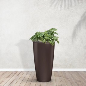 Combideal - Monstera Monkey Leaf inclusief zelfwaterende pot Angel Espresso M - 90cm