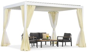 Lagos Premium 3x4 Tuinpunt vrijstaand terras pergola wit