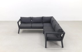 Calgary aluminium loungeset - Carbon