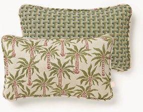 Handgemaakt dubbelzijdig outdoor kussen Laura