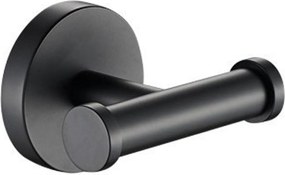 Plieger Vigo handdoekhaak dubbel mat zwart