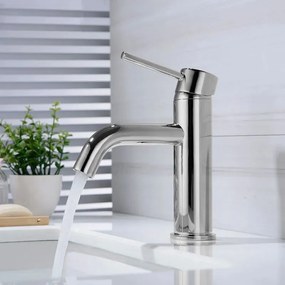 Wastafelkraan Rea Lungo Chrom Low