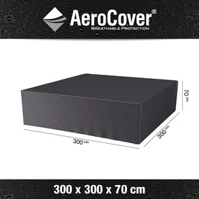 Aerocover loungesethoes 300x300x70 cm.