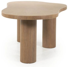 Eleonora Bobbie Organische Eettafel Lichtbruin Hout - 215 X 110cm.