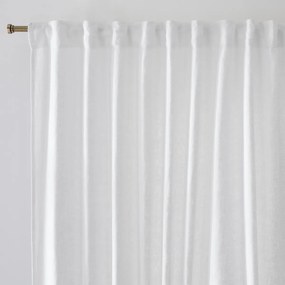 Linnen schermgordijn, met aangerimpelde bies en wave, ELBA