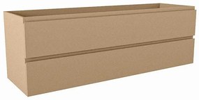 Mondiaz HAY wastafelonderkast - 150x45x50cm - 2 lades - uitsparing links - softclose - Oro M45141Oro