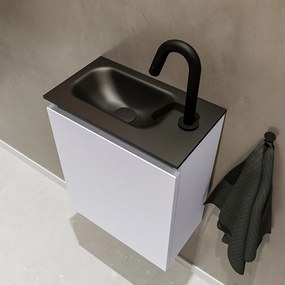 Mondiaz Ture 40cm toiletmeubel cale met wastafel urban links 1 kraangat