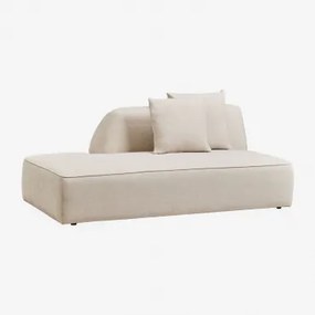 Linker Divanmodule Voor Gestoffeerde Modulaire Bank Cardea Chenille Crèmebeige - Sklum