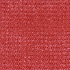 vidaXL Balkonscherm 75x600 cm HDPE rood