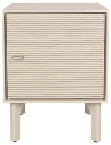 Zuiver Morning Beige Nachtkastje Met Ribbels - 45x40x58cm.