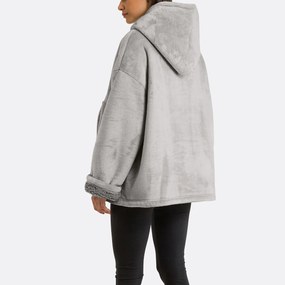 Plaid fleece sweater maat S/M, Javi