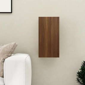 vidaXL Tv-meubel 30,5x30x60 cm bewerkt hout bruineikenkleurig