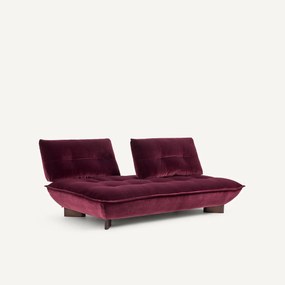 Modulaire bank in fluweel, KAORI