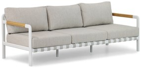 Stoel en Bank Loungeset 5 personen Aluminium Wit  Coco Avellino