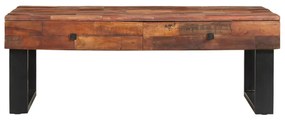 vidaXL Salontafel 110x60x40 cm massief gerecycled hout