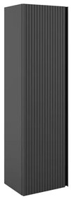 Saniclass Prime Blend Hoge Kast - 120x34.5x27.5cm - 1 deur - mat antraciet - MDF ARES_HIGH_CABINET_Grey