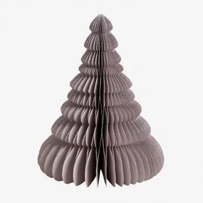 Pack Van 2 Kerstbomen Van Papier Noelle Paars – Lavender & ↑24 Cm - Sklum