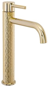 Wastafelkraan Rea Lungo Art Gold High