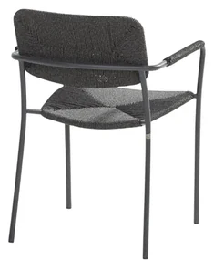 4 Seasons Outdoor stapelbare Bora tuinstoel antraciet SALE  Tuinstoel    antraciet weerbestendig
