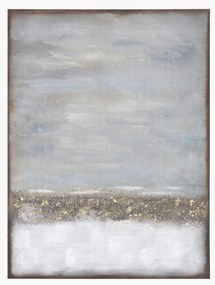 Handbeschilderd canvasdoek Abstract Horizon