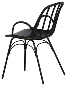 Jörn Eetkamerstoel - Natalia - Zwart - Kunststof - Jörn