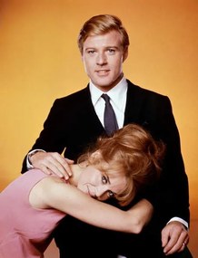Foto Jane Fonda And Robert Redford, Barefoot In The Park 1967 Directed By Gene Sachs, (30 x 40 cm)