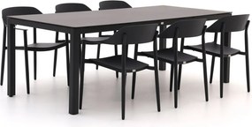 Diningset Bellagio | 6 personen | Tuinset kunststof | 7-delig | Kees Smit Tuinmeubelen
