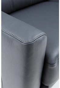 Goossens Excellent Bank Concept Pluss Met Relaxfunctie donkergrijs, leer, 2,5-zits, stijlvol landelijk
