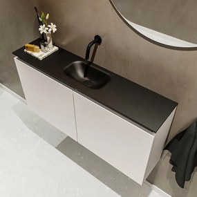 Mondiaz Ture 100cm toiletmeubel linen met wastafel urban midden geen kraangat