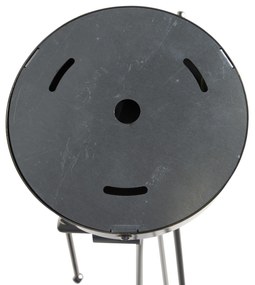 Hanglamp staal met plisse kappen crème 35 cm 2-lichts - Blitz