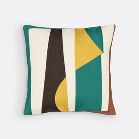 Geborduurd kussenhoes 45x45 cm, Scolto