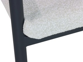 Tuinset 4 personen 200 cm Aluminium Grijs Santika Furniture Santika